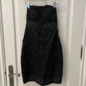 Strapless Black Dress by Sue Wong